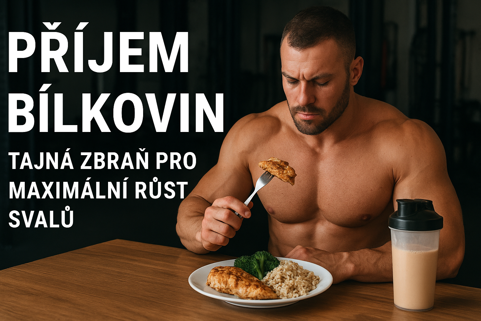 🥩 Příjem bílkovin: Tajná zbraň pro maximální růst svalů