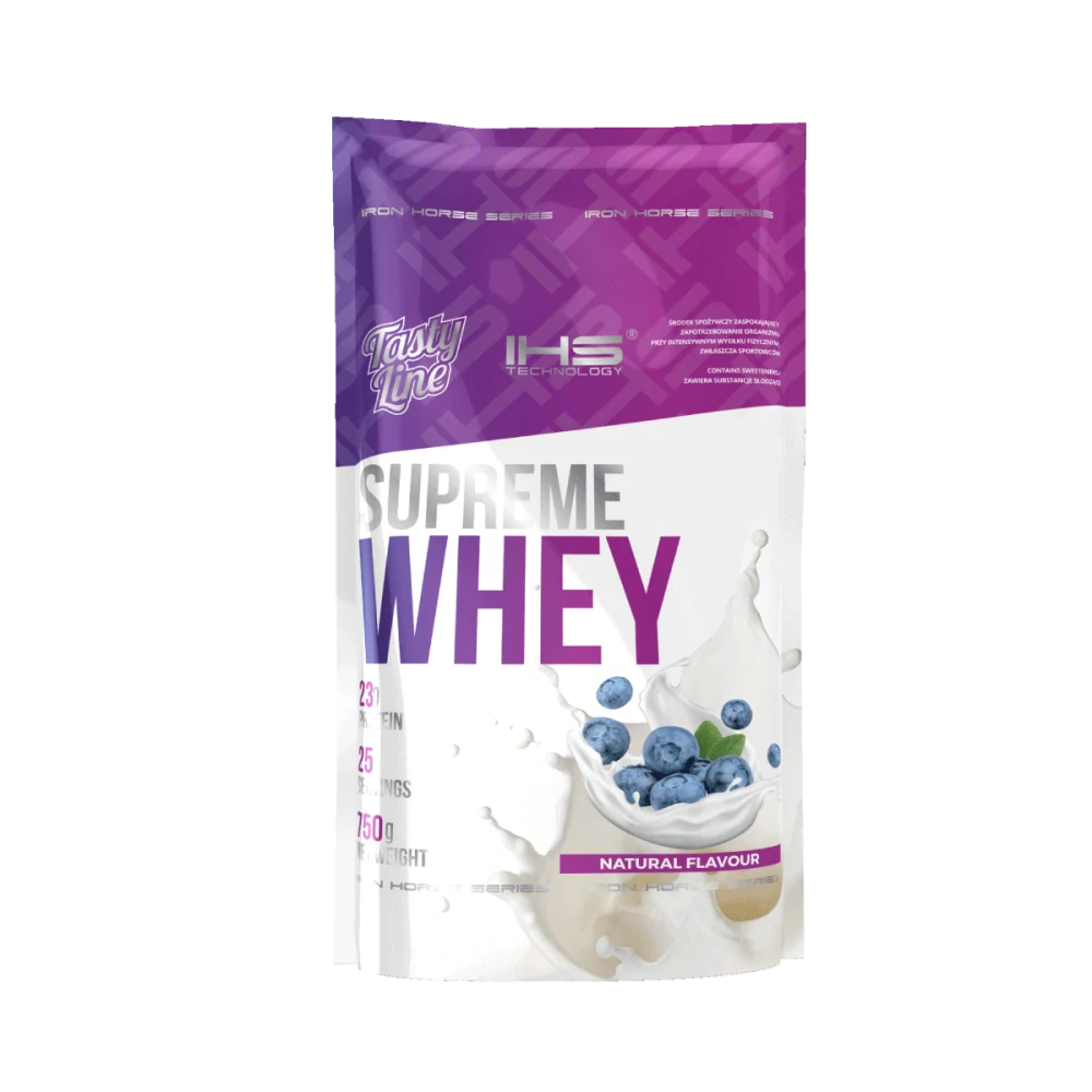 Supreme 100% Whey Protein 750g - borůvkový jogurt