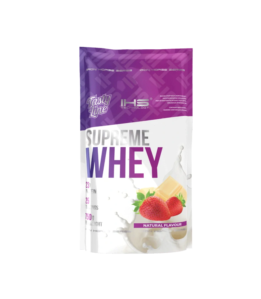 Supreme 100% Whey Protein 750g - jahoda & bílá čokoláda