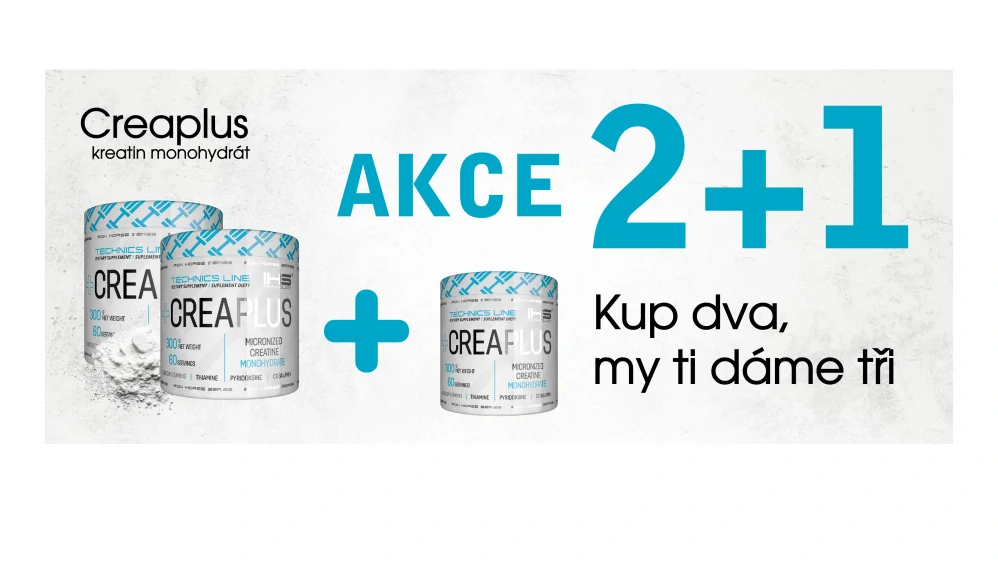Kreatin CREA PLUS 300g 2+1 ks ZDARMA