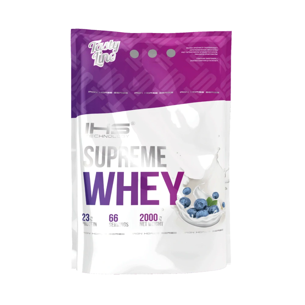 Supreme 100% Whey Protein 2000g - Borůvkový jogurt