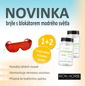 2 x ASHWAGHANDHA + brýle IronMax ZDARMA