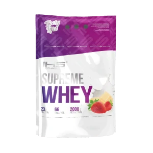 Supreme 100% Whey Protein 2000g - jahoda & bílá čokoláda