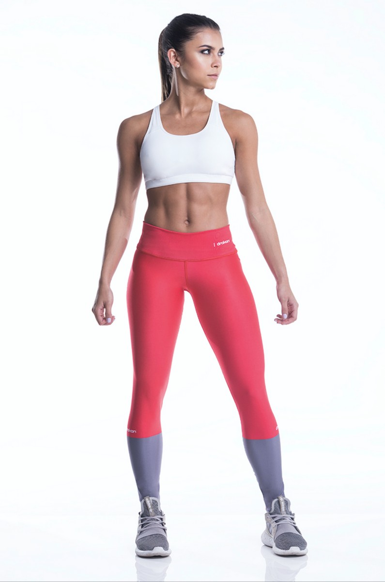 Dámské legíny Drakon Fitwear RED