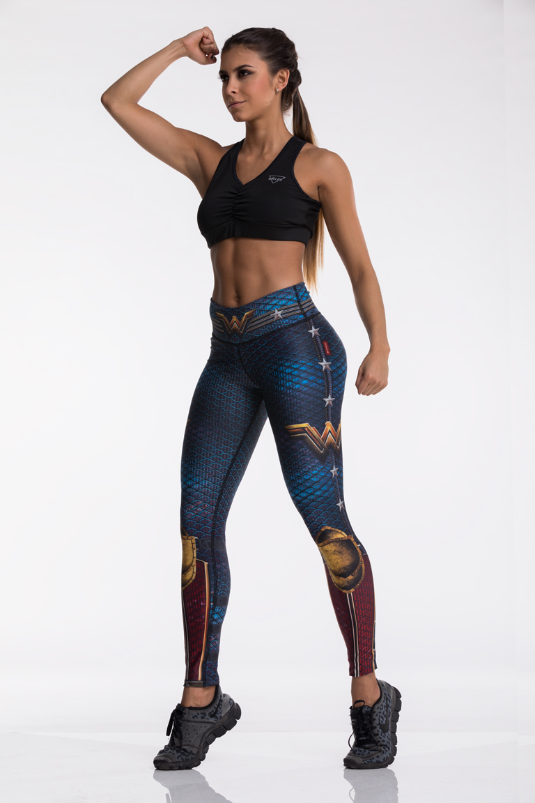 Dámské legíny Drakon Fitwear WONDER WOMAN