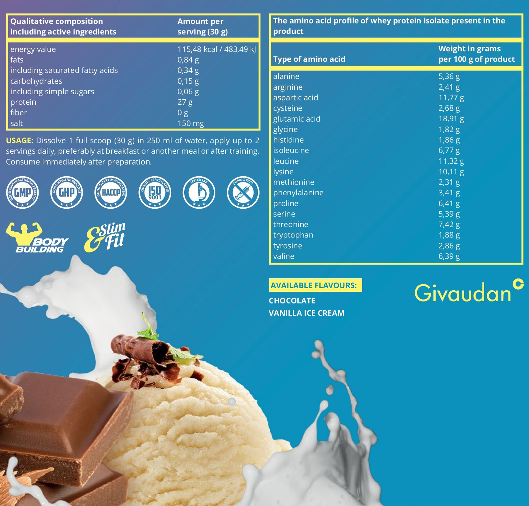 Hydro 100% Whey Protein 2000g - čokoláda