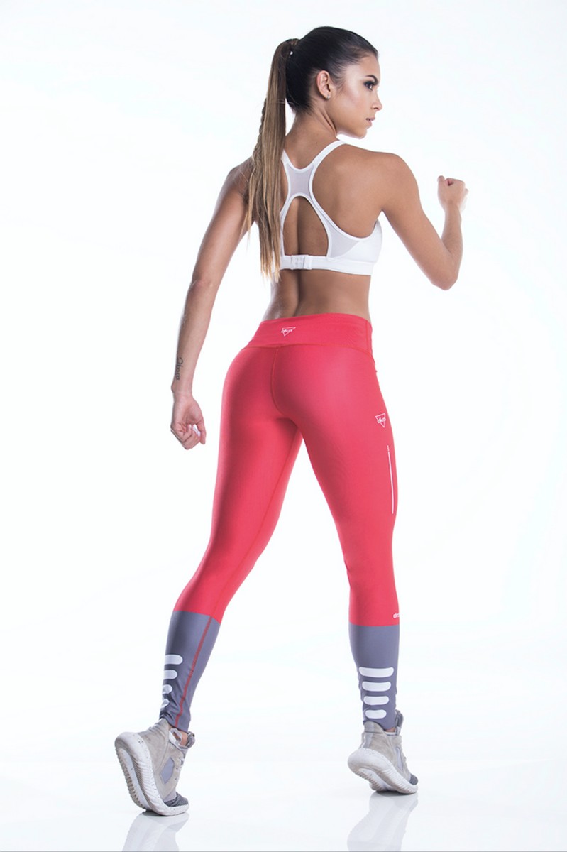Dámské legíny Drakon Fitwear RED