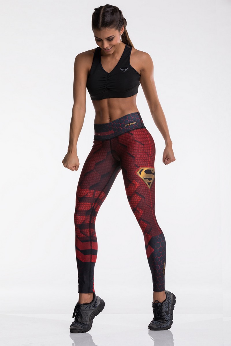 Dámské legíny Drakon Fitwear SUPERMAN