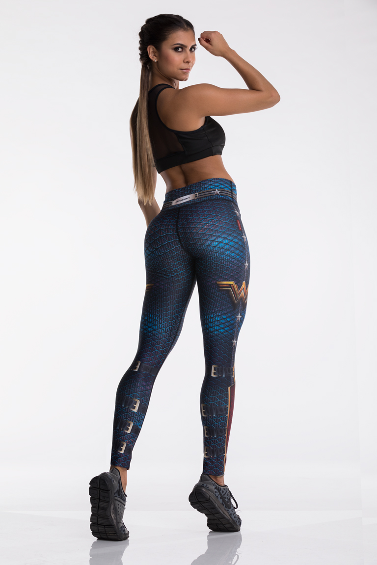 Dámské legíny Drakon Fitwear WONDER WOMAN