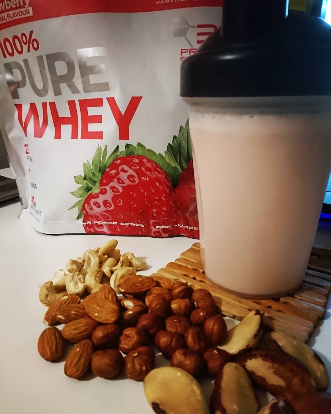 100% Pure Whey Protein 500g - jahoda