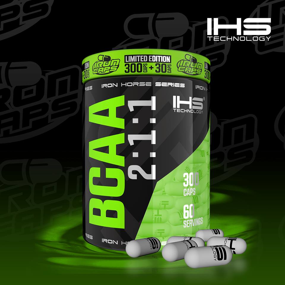 BCAA 2:1:1 IRON CAPS (120 kapslí)