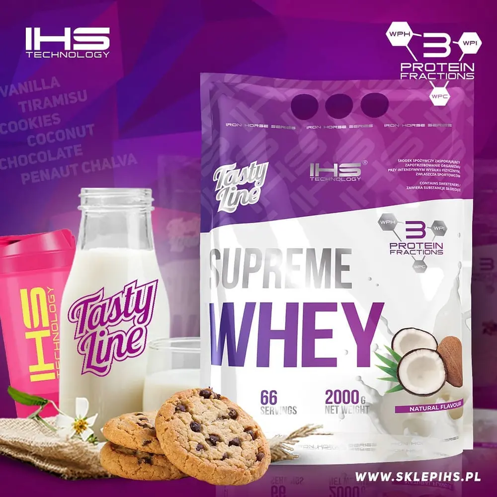 Supreme 100% Whey Protein 2000g - vanilka ice cream