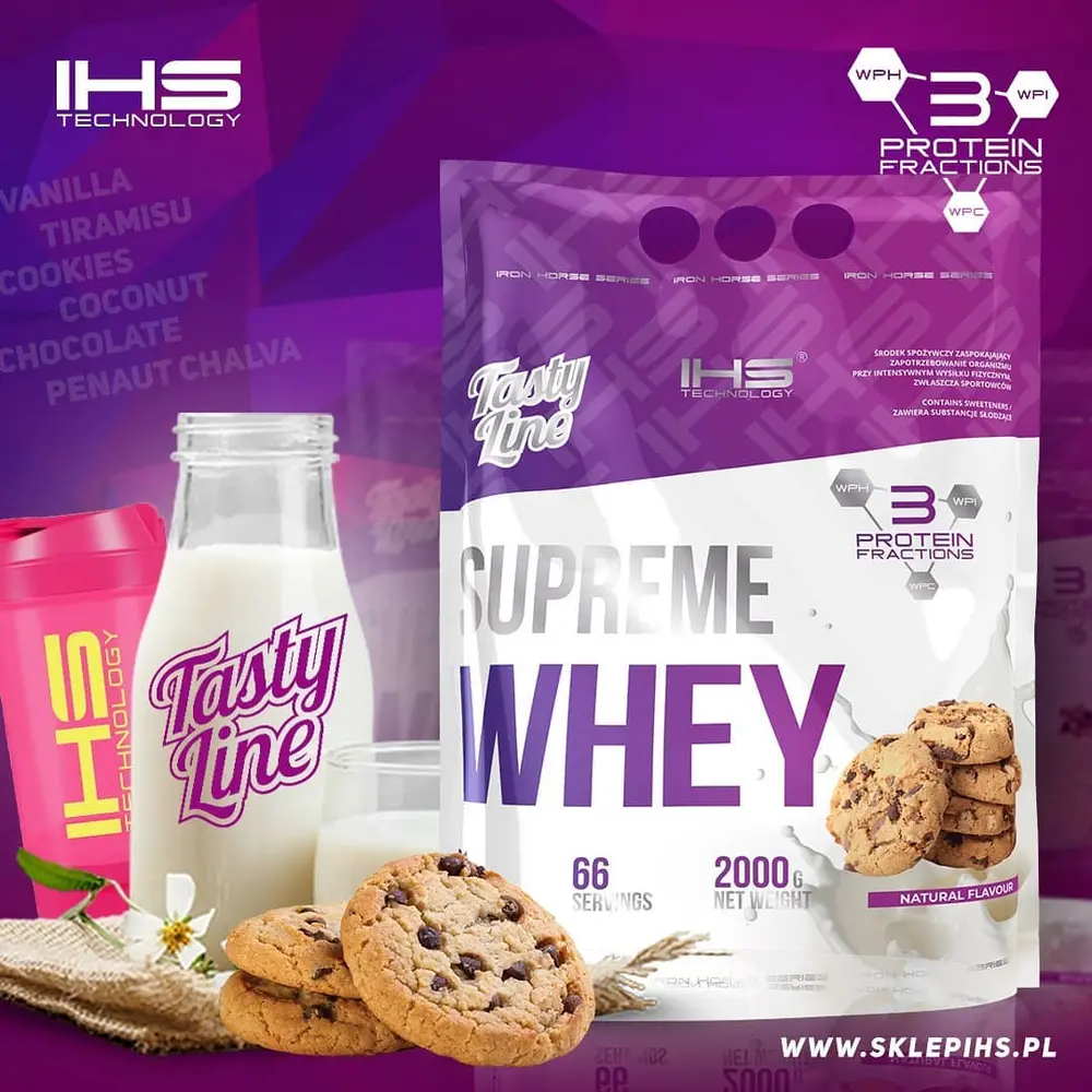 Supreme 100% Whey Protein 2000g - vanilka ice cream