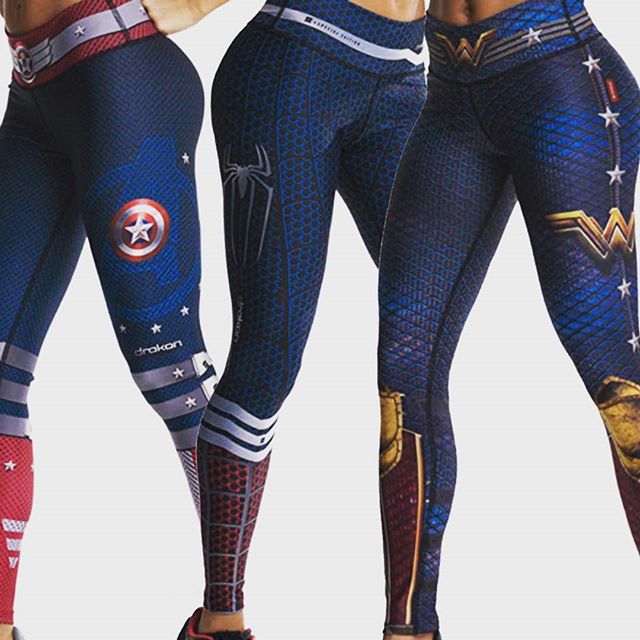 Dámské legíny Drakon Fitwear WONDER WOMAN
