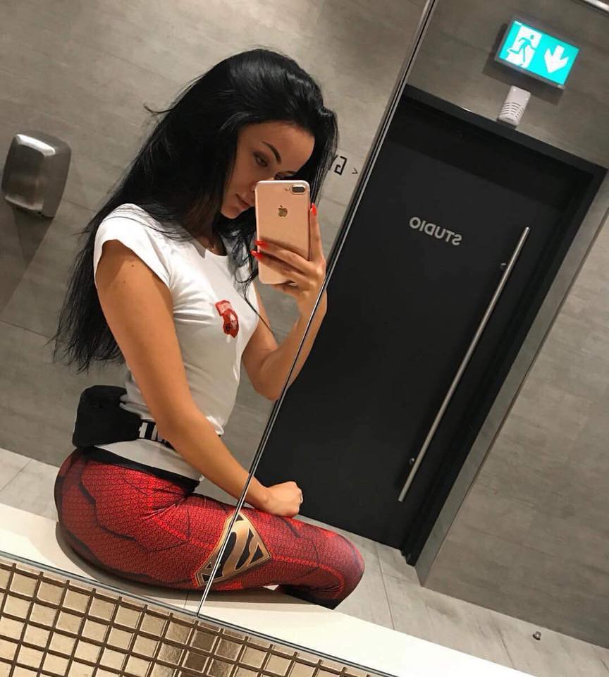 Dámské legíny Drakon Fitwear SUPERMAN
